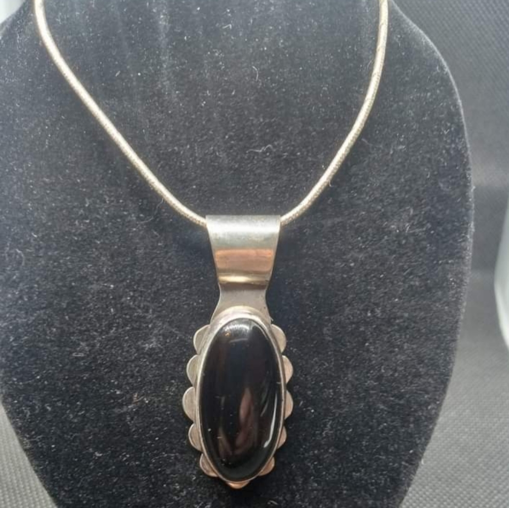 Sterling & Black Onyx
